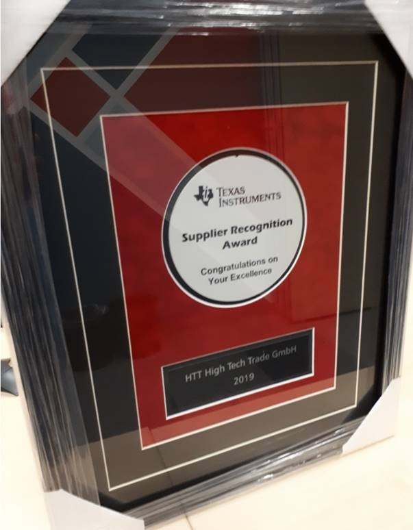 htt Group's Probecard Manufacturing receives Supplier Award from Texas Instruments! 