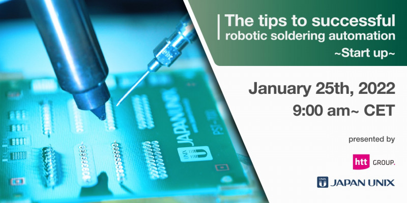 FREE WEBINAR by Japan Unix: SOLDERING FAILURES 