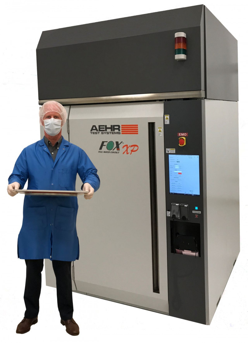 Aehr Test's FOX-XP enables stress testing & burn-in of 18 SiC wafers in the same foot print as a single wafer test cell