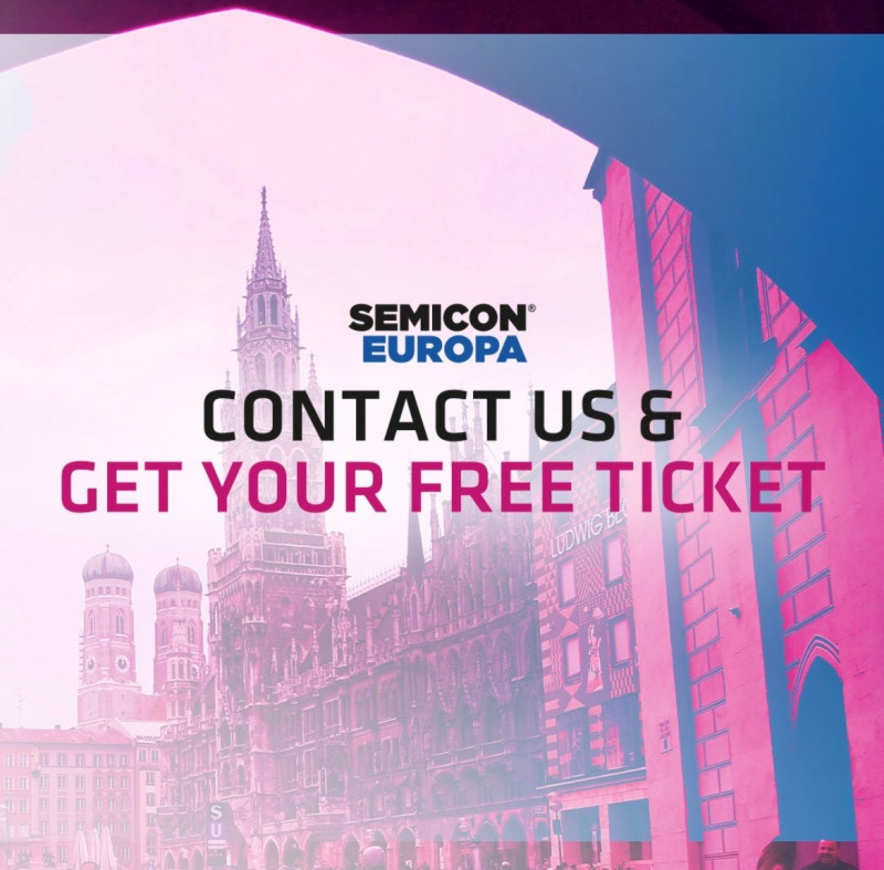 Semicon Europa is around the corner - save your FREE TICKET FOR THE SHOW 